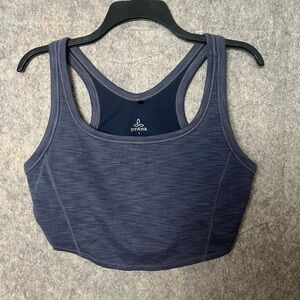 prAna Woman Size Large Blue Becksa‎ Bralette athletic bra Top